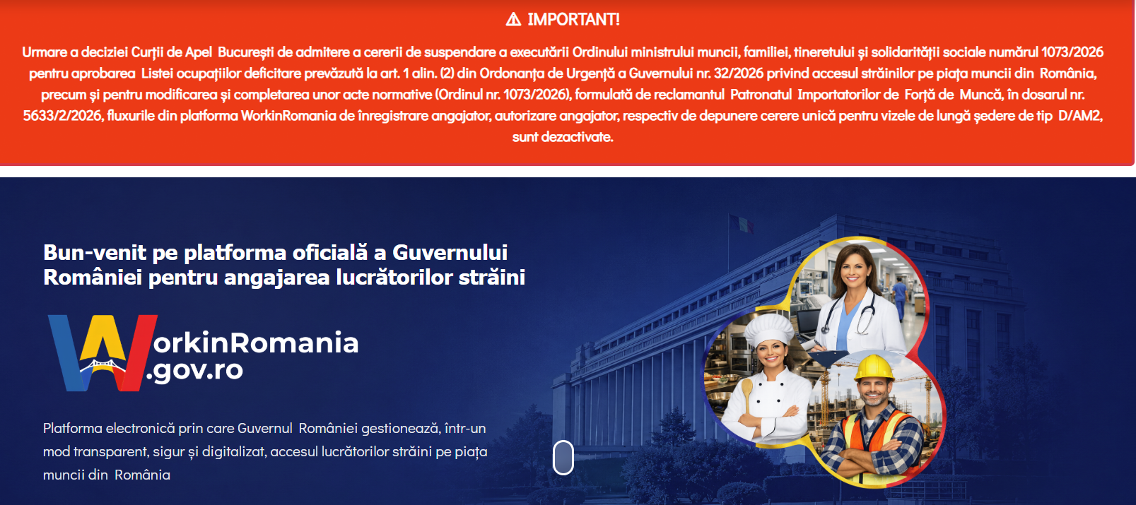 Blocaj Work in Romania: Ce se întâmplă cu muncitorii străini aflați în România?